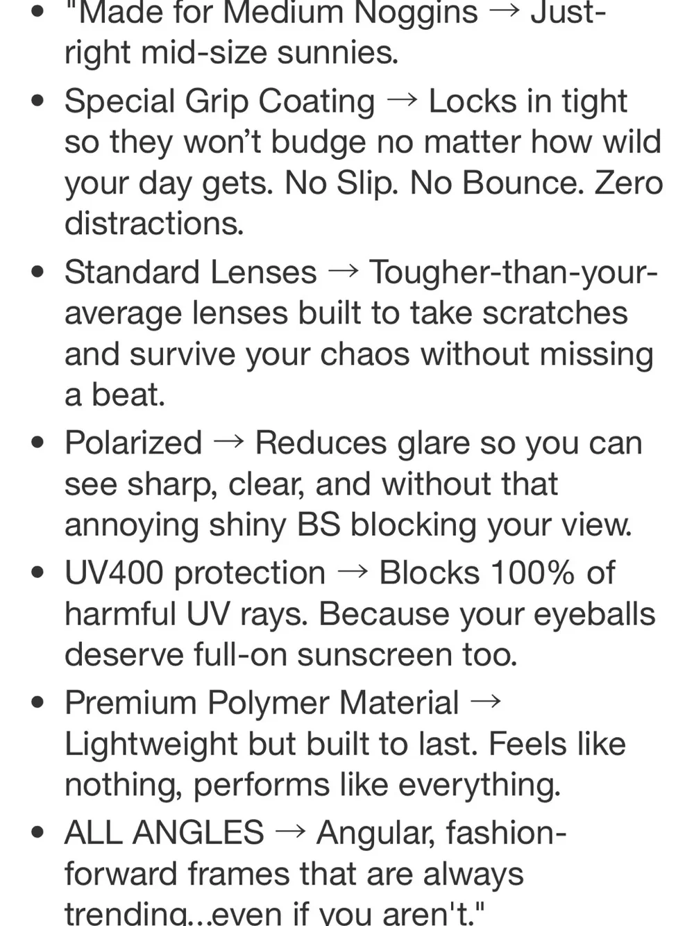 Goodr Adult White Cat-Eye Sunglasses